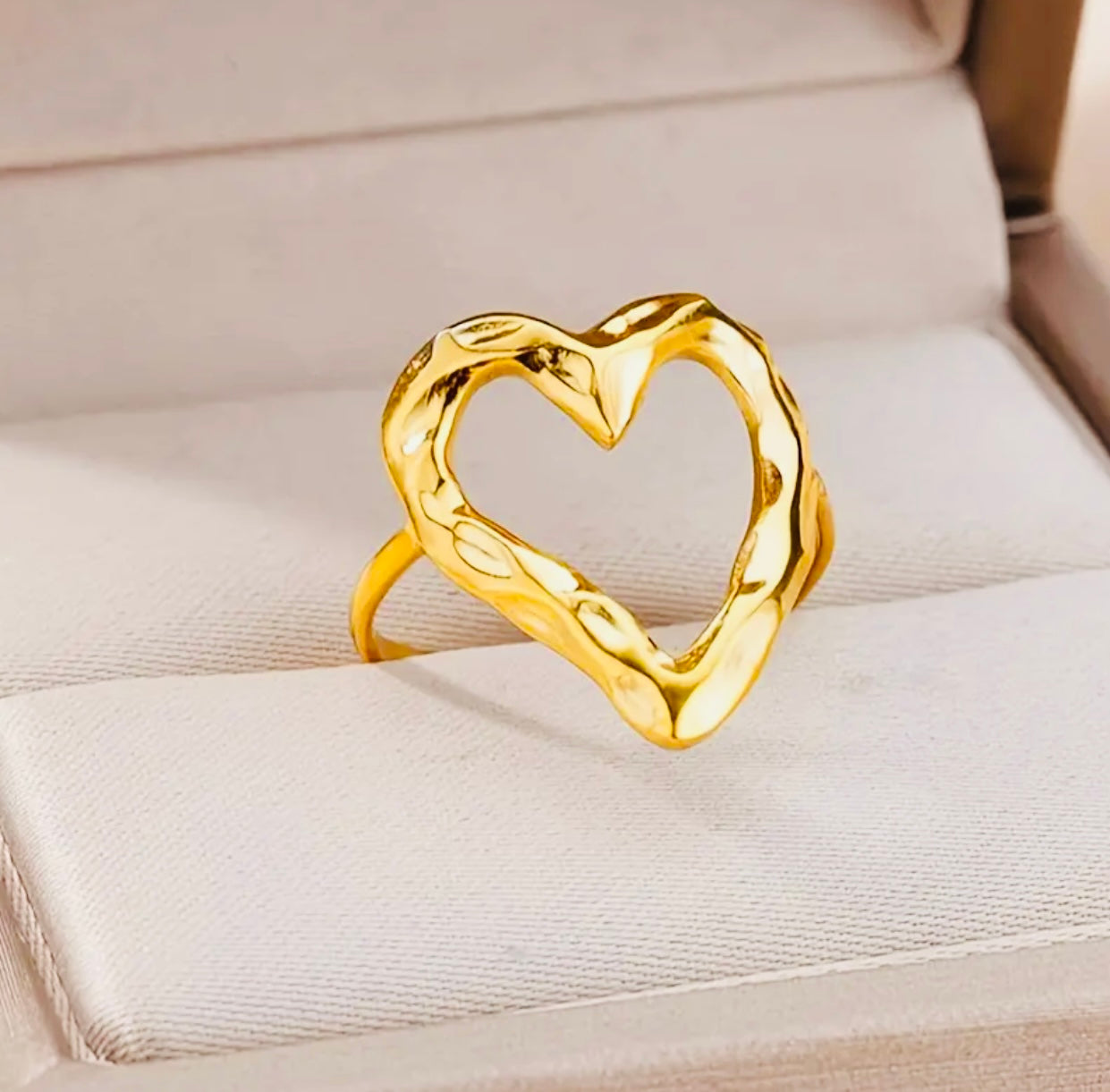 Bague grand coeur