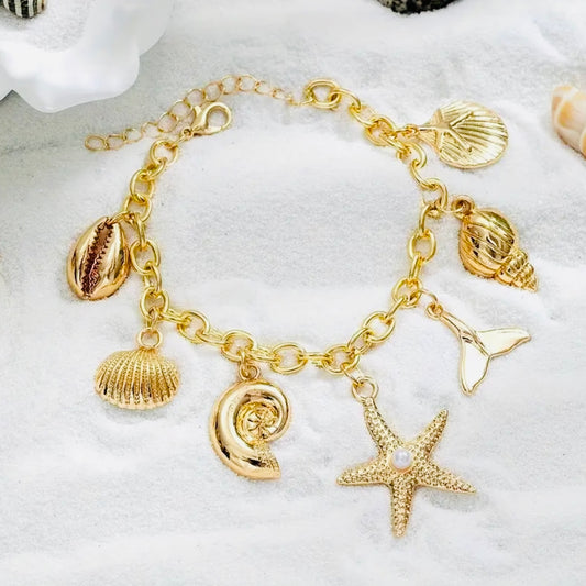 Bracelet pendentif coquillage