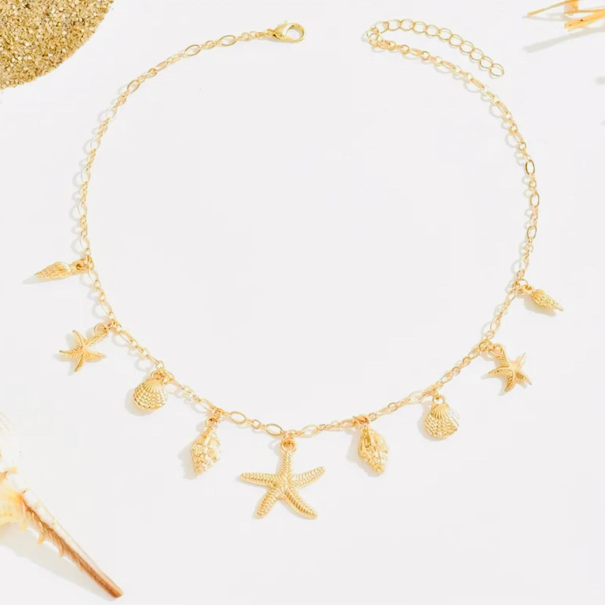 Collier pendentif coquillage