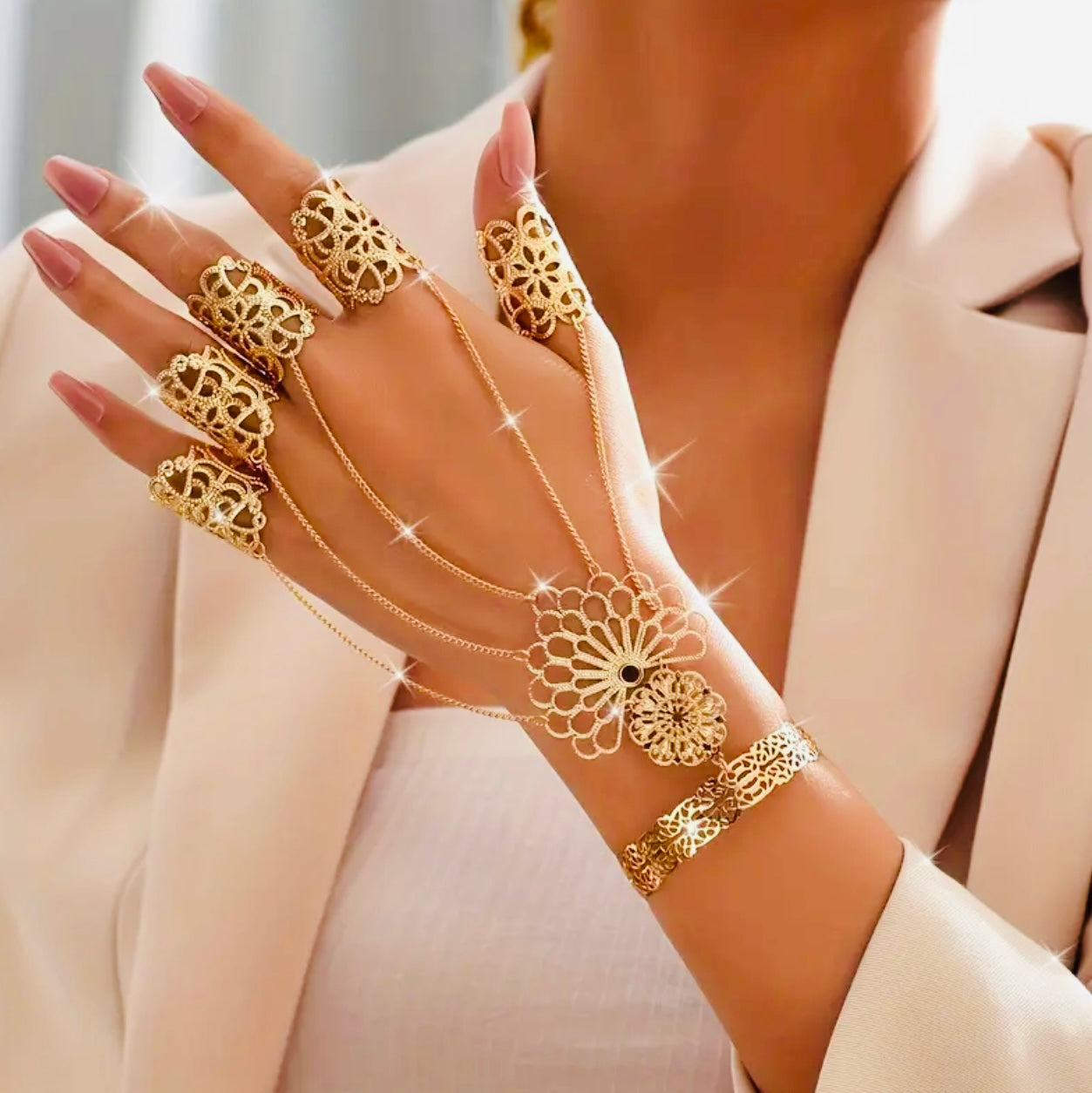 Bracelet multi-bagues